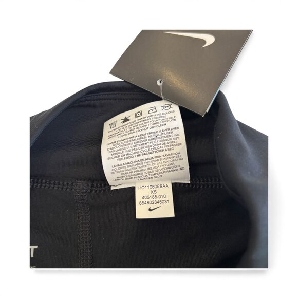 New Nike Dri-FIT Skort NWT XS Black Athletic Tennis Running Pickleball Skirt - Picture 4 of 7